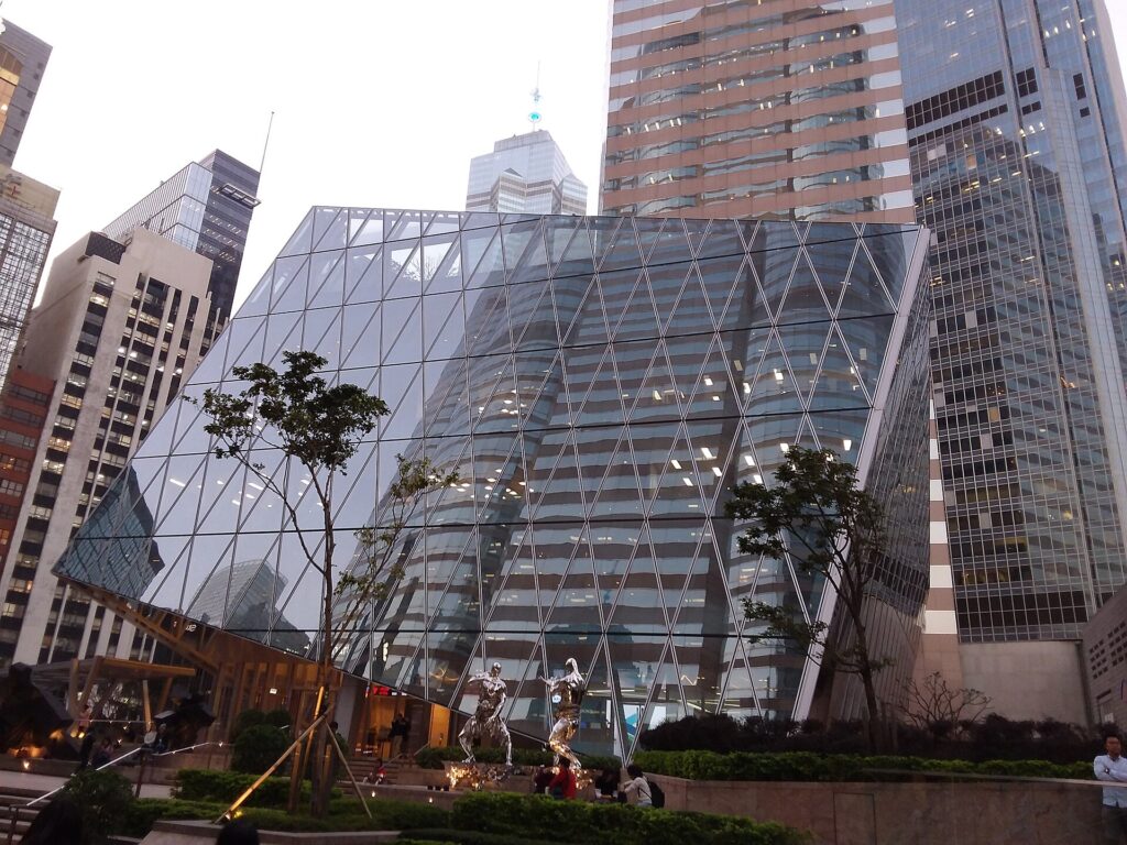 Exchange Square buildings in Central, Hong Kong